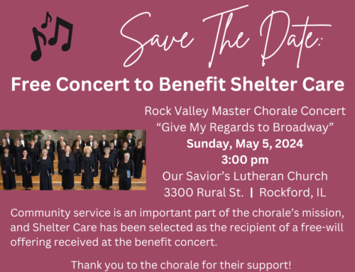 Save The Date — Concert to Benefit Shelter Care
