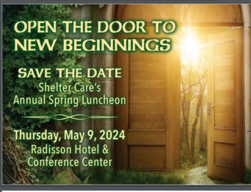 SAVE THE DATE for Shelter Care’s Spring Luncheon 2024